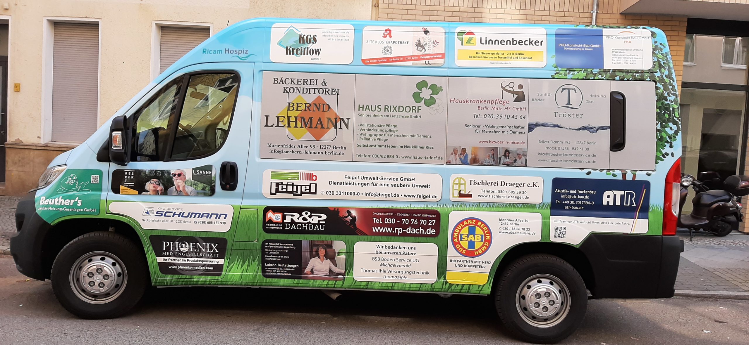 Der neue Transporter für unsere Tagesgäste: Wir sagen Danke!