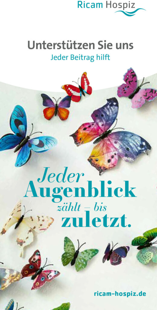 Spendenflyer Ricam Hospiz